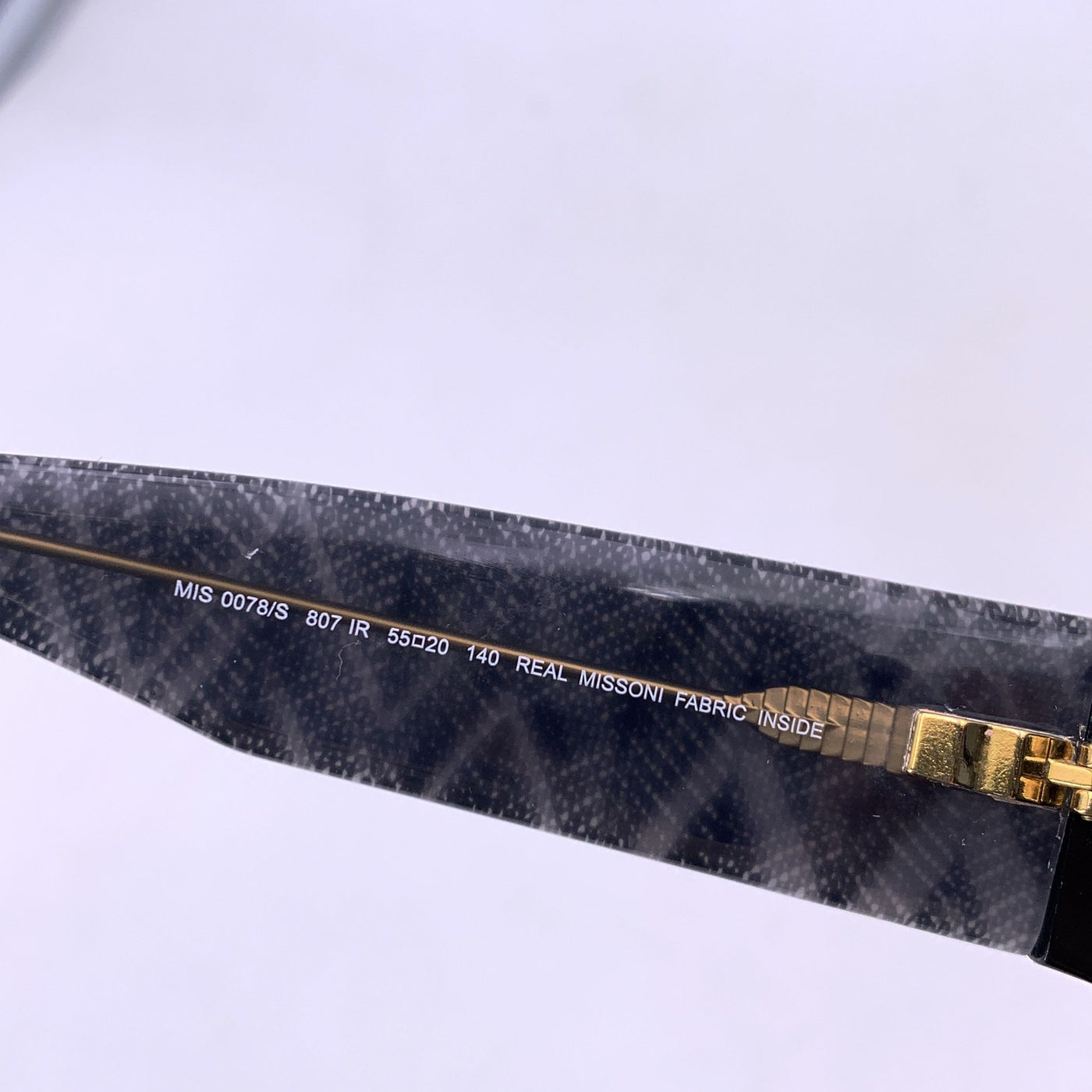 Missoni Black Cat Eye MIS 0078/S 807 Sunglasses 55/20 140 mm