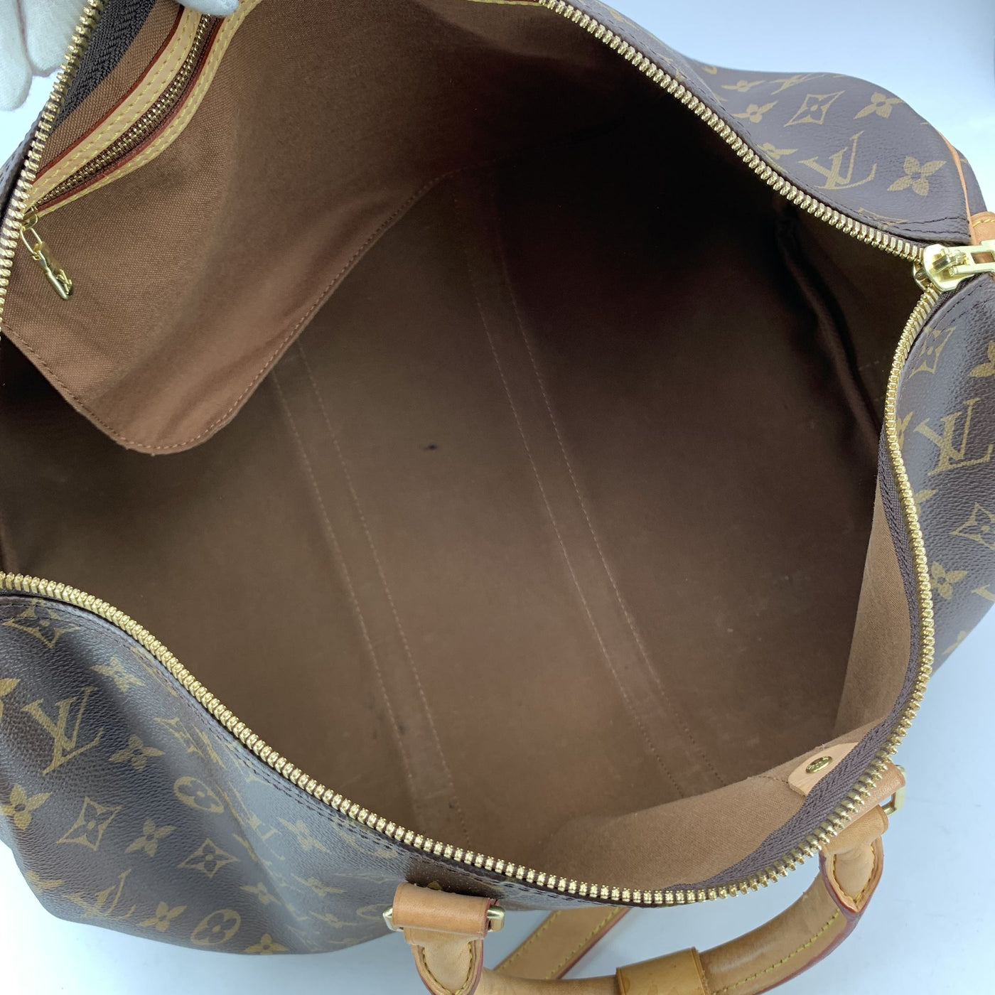 Louis Vuitton Monogram Canvas Keepall 45 Bandouliere Travel Duffel Bag