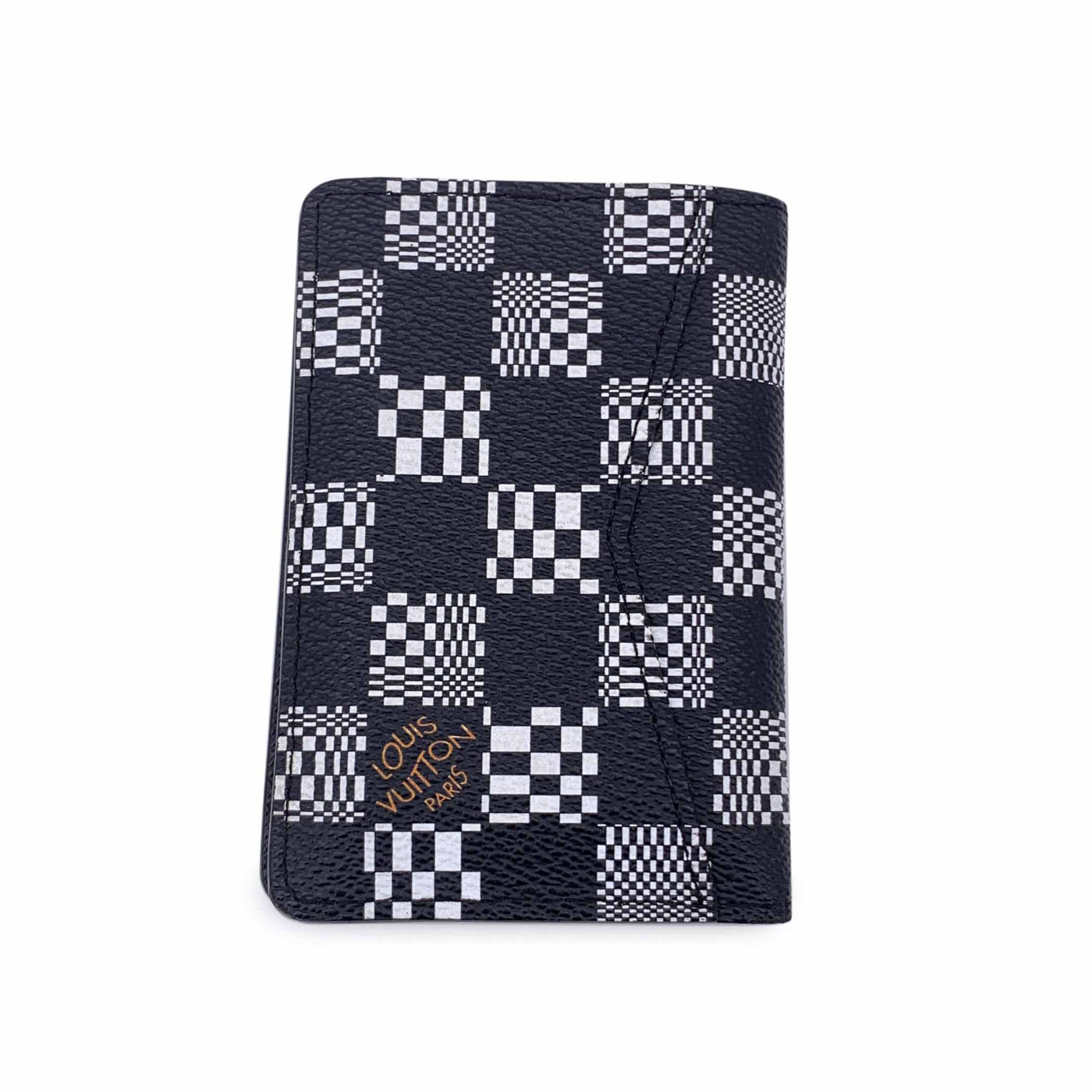 Louis Vuitton x Abloh Damier Distorted Card Holder Pocket Organizer