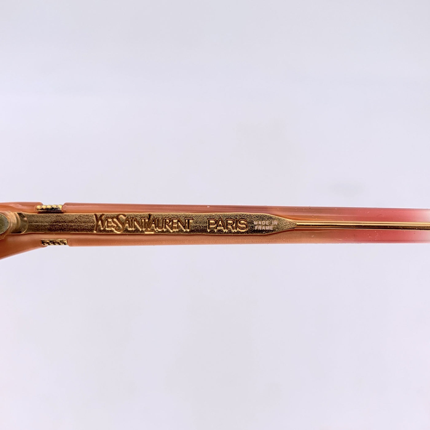 Yves Saint Laurent Vintage Pink Lenses Sunglasses ISMENE 58/14 140mm