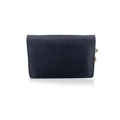 Gucci Black Leather GG Soho WOC Small Crossbody Messenger Bag