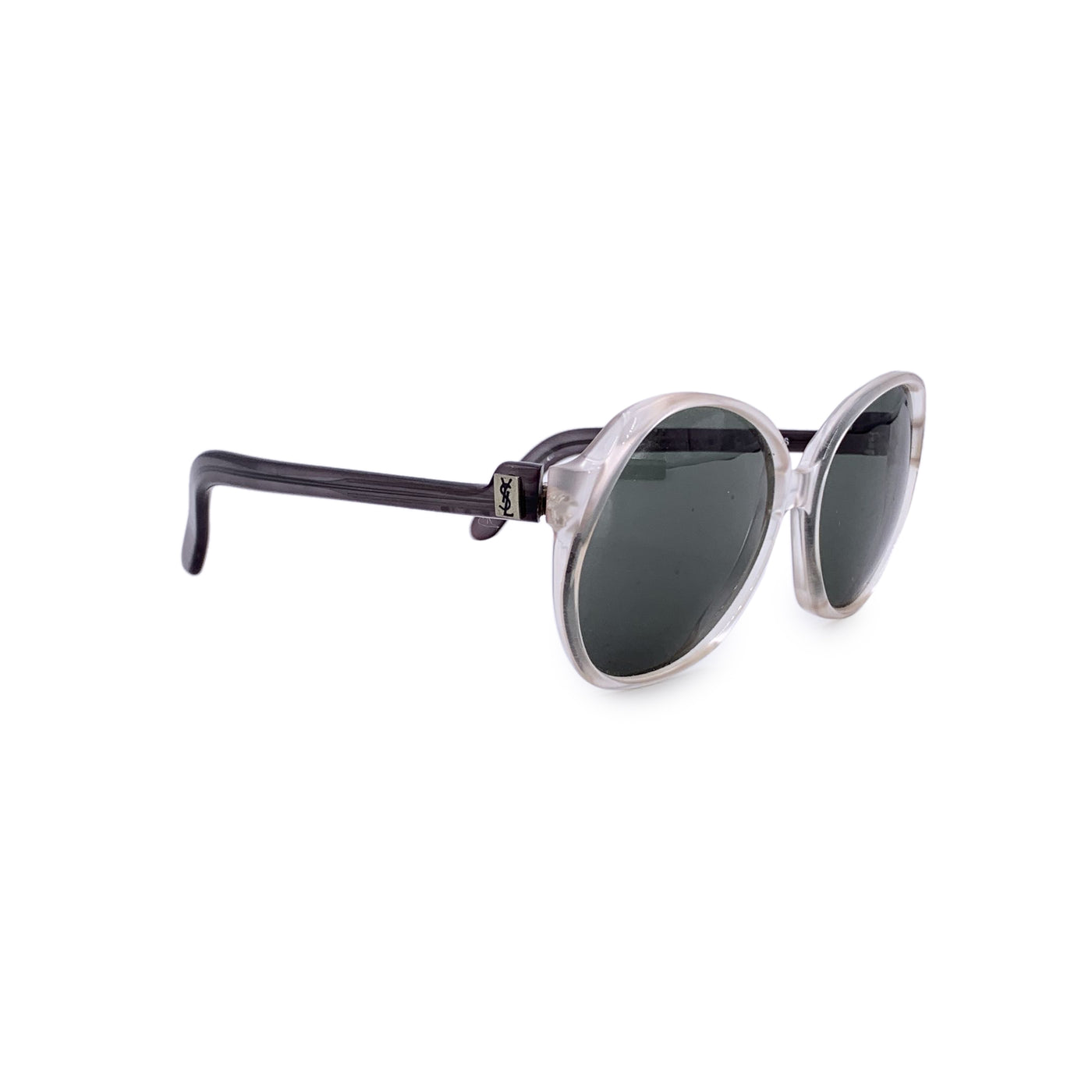 Yves Saint Laurent Vintage Grey Butterfly Sunglasses Mod. ALOES 57/18