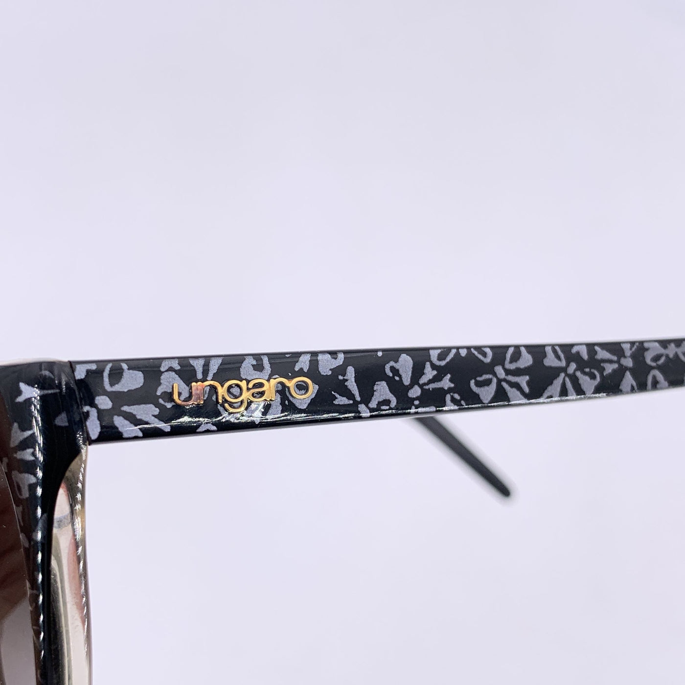 Ungaro by Persol Black and Grey Sunglasses Mod. 559 1M 54-72 140mm