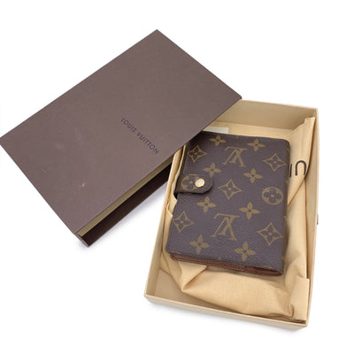 Louis Vuitton Monogram Canvas Small 6 Ring Agenda Cover PM