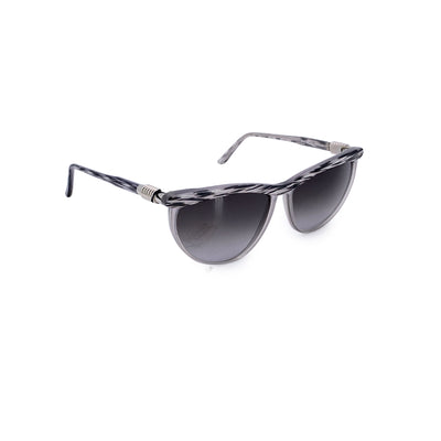 Gianni Versace Vintage Grey Acetate Sunglasses 488 56/15 140mm