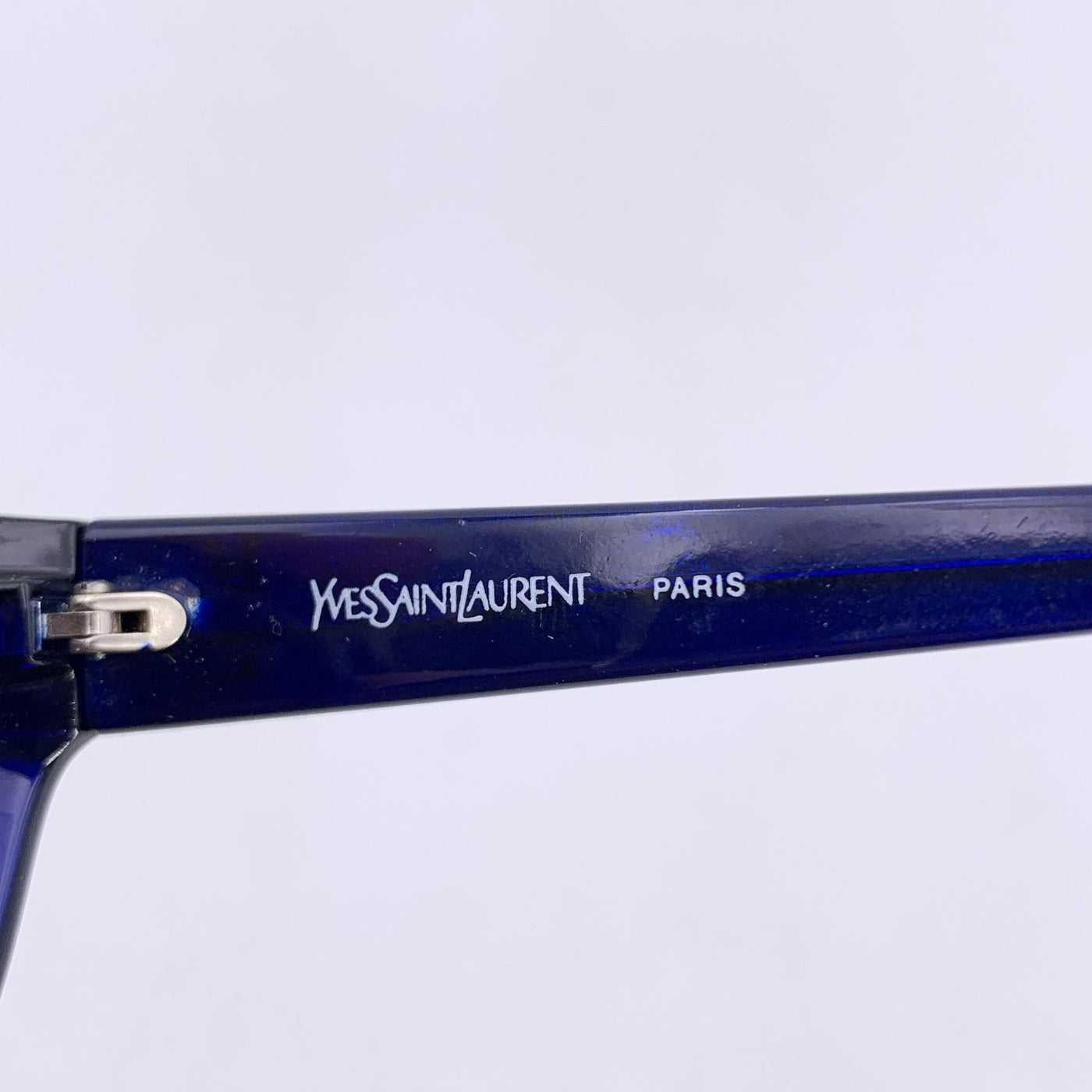 Yves Saint Laurent Vintage Blue Gold Sunglasses 9045 60/15 135mm