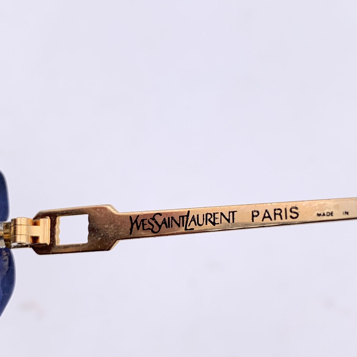 Yves Saint Laurent Vintage Blue EUTERPE Sunglasses 60/13 140mm