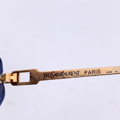 Yves Saint Laurent Vintage Blue EUTERPE Sunglasses 60/13 140mm