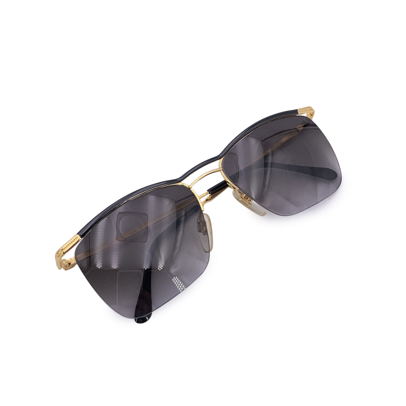 Valentino Vintage Half Rim Rectangle Sunglasses Mod. V367 57/17 135mm