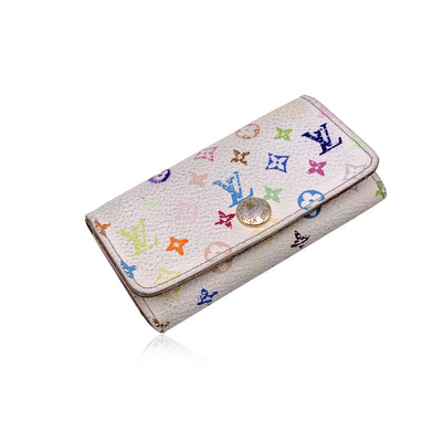 Louis Vuitton White Murakami Multicolor Multicles 4 Key Case Holder