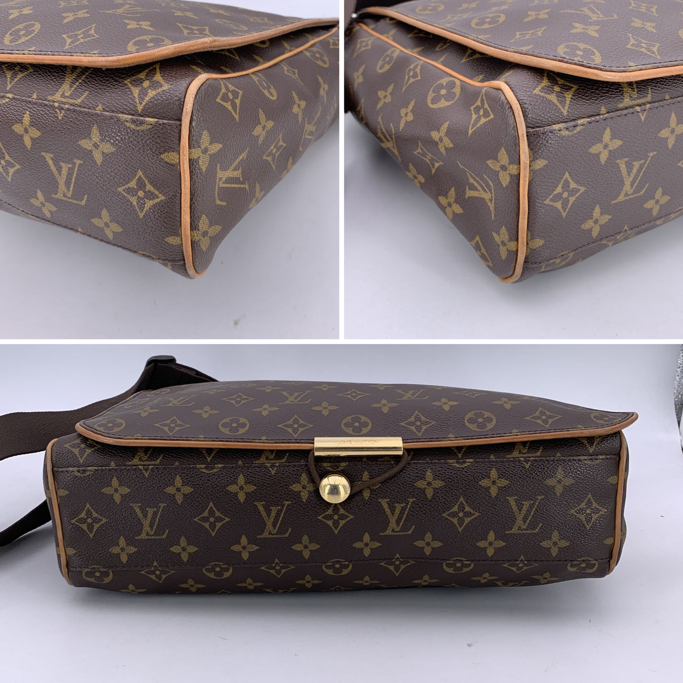 Louis Vuitton Monogram Abbesses GM Shoulder Crossbody Bag M45257