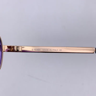 Fendi Gold Metal Wrap One Pece Lend Sunglasses Mod. SL 7222