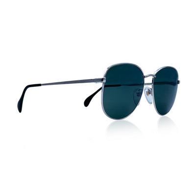 Bausch & Lomb Vintage Silver Metal White Gold Sunglasses Mod. 512