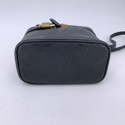 Louis Vuitton Black Monogram Empreinte Giant Vanity PM Crossbody Bag