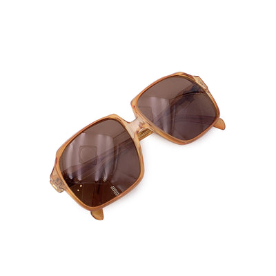 Yves Saint Laurent Vintage Brown Square Sunglasses ARMANDIA 52/18