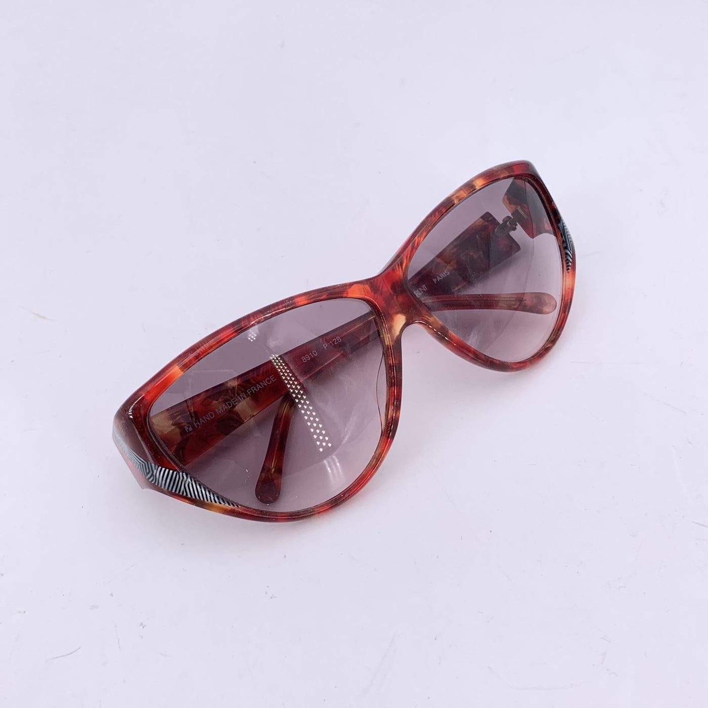Yves Saint Laurent Vintage Reddish Brown Sunglasses 8910 P128