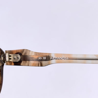 Yves Saint Laurent Vintage Brown Square Sunglasses ARMANDIA 50/18