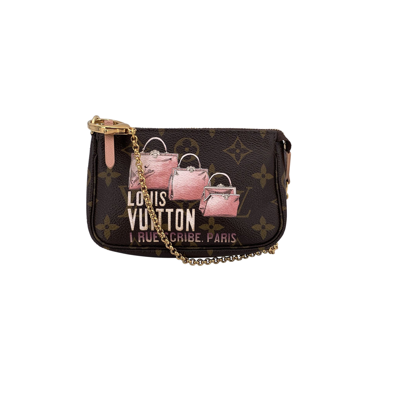Louis Vuitton Monogram 1 Rue Scribe Mini Pochette Accessories Bag