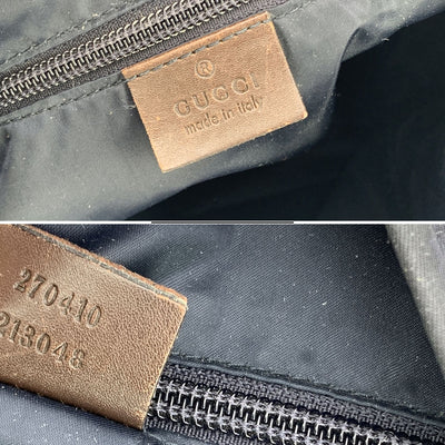 Gucci Blue Diamond Nylon Canvas Crossbody Messenger Bag