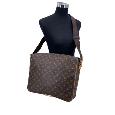 Louis Vuitton Monogram Abbesses GM Shoulder Crossbody Bag M45257