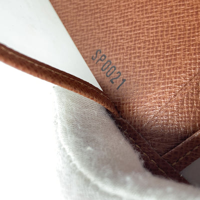 Louis Vuitton Vintage Tan Leather ID Card Wallet Photo Holder