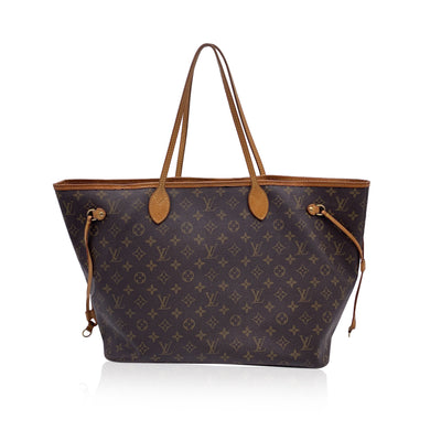 Louis Vuitton Monogram Canvas Neverfull GM Tote Shopping Bag