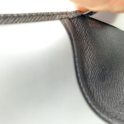 Louis Vuitton Vintage Black Taiga Leather ID Document Holder