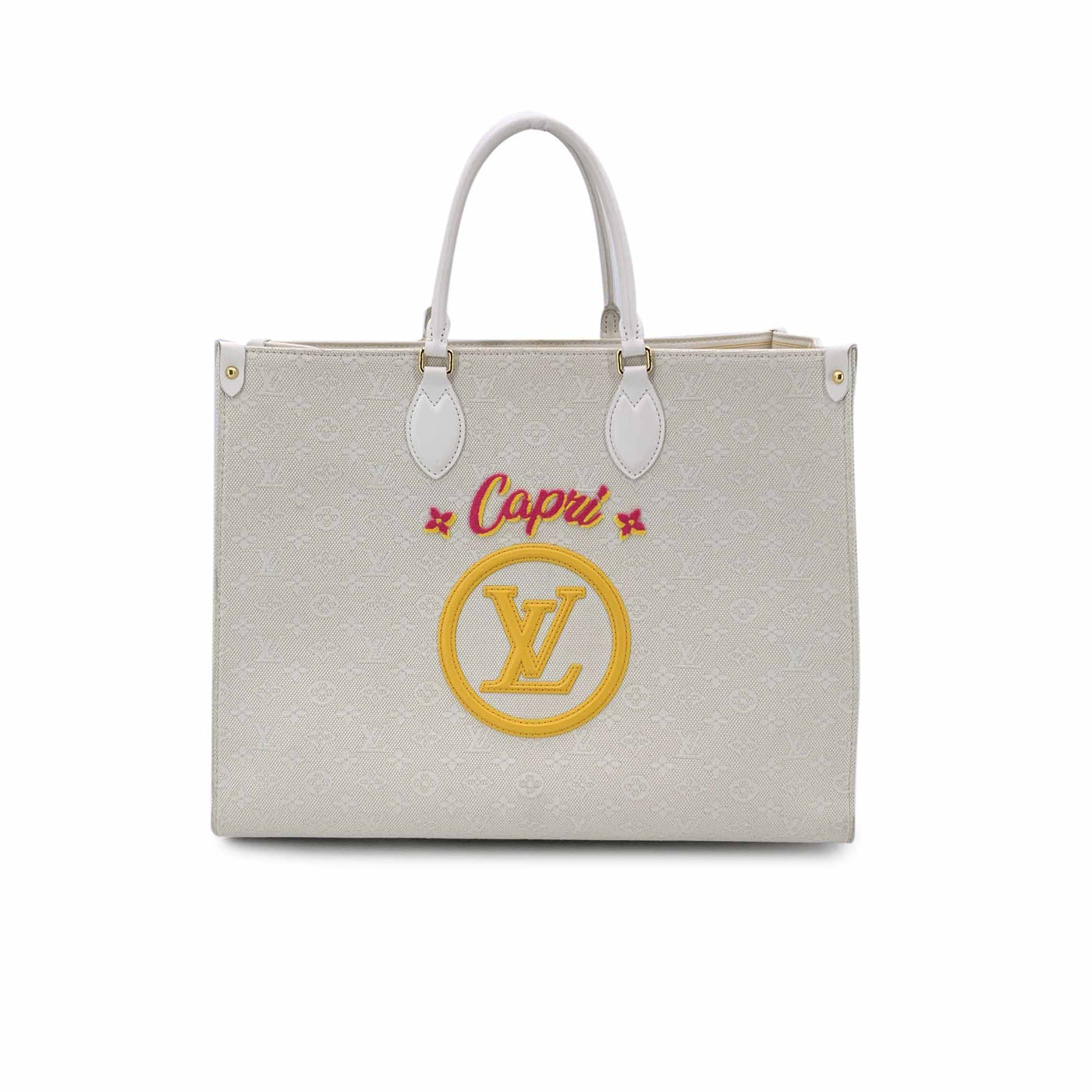 Louis Vuitton Limited Edition Monogram Capri OnTheGo GM Tote Bag