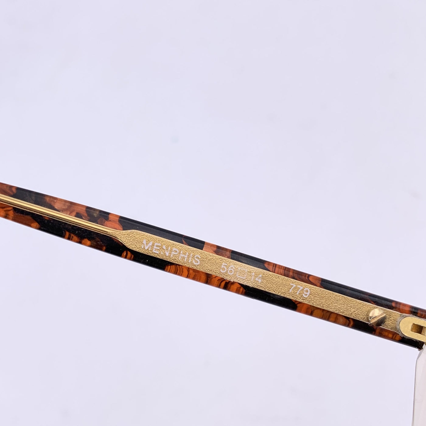Yves Saint Laurent Vintage Brown Menphis Sunglasses 56/14 135mm