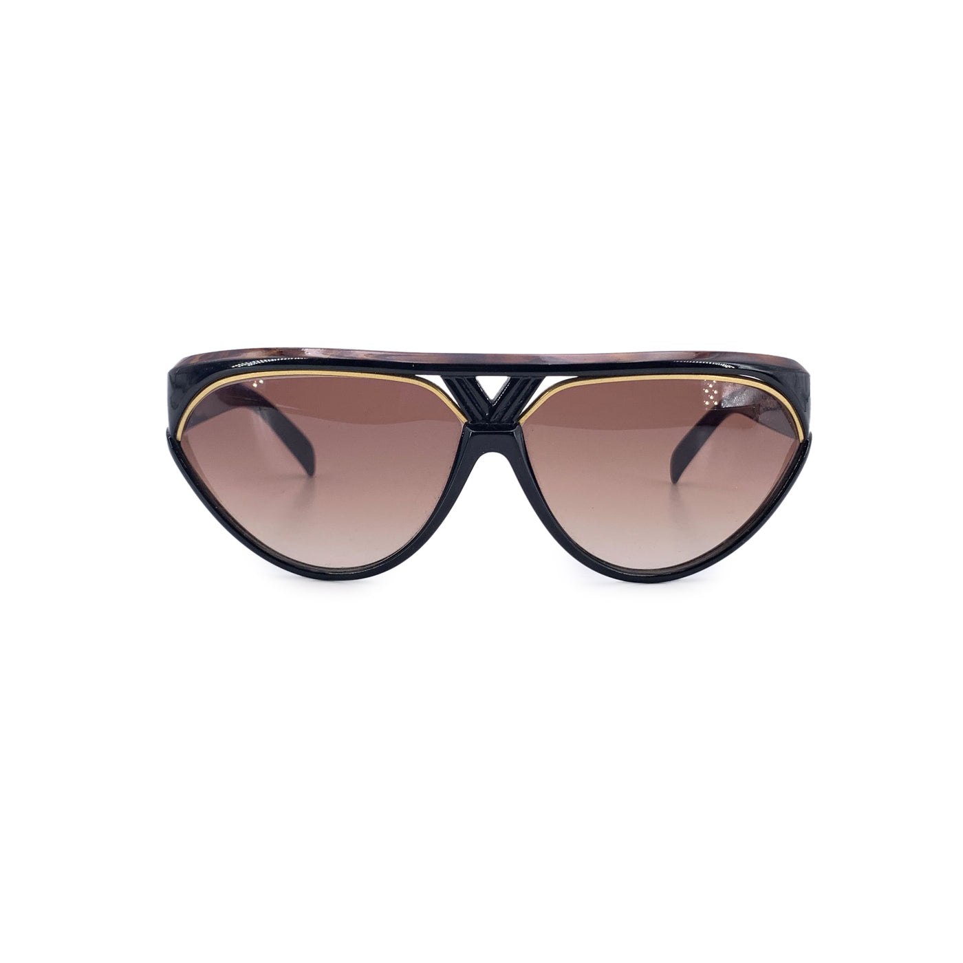 Yves Saint Laurent Vintage Black Sunglasses Champs Elysees 8961-1