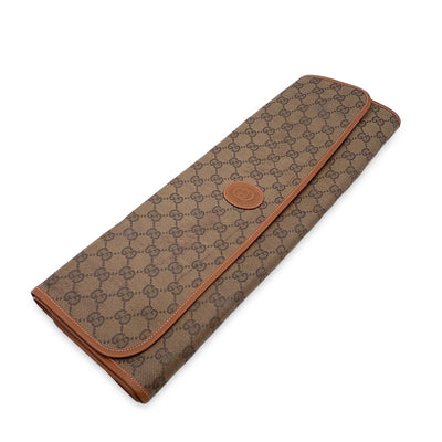 Gucci Vintage Monogram Canvas Travel Tie Holder Case with Defects