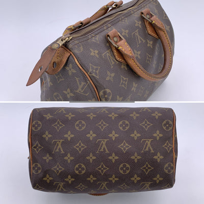 Louis Vuitton Vintage Monogram Canvas Speedy 25 Boston Bag M41528