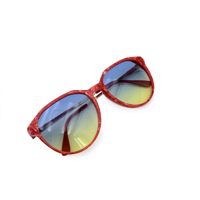 Yves Saint Laurent Vintage Red Sunglasses PERSEPHONE 56/17 130mm