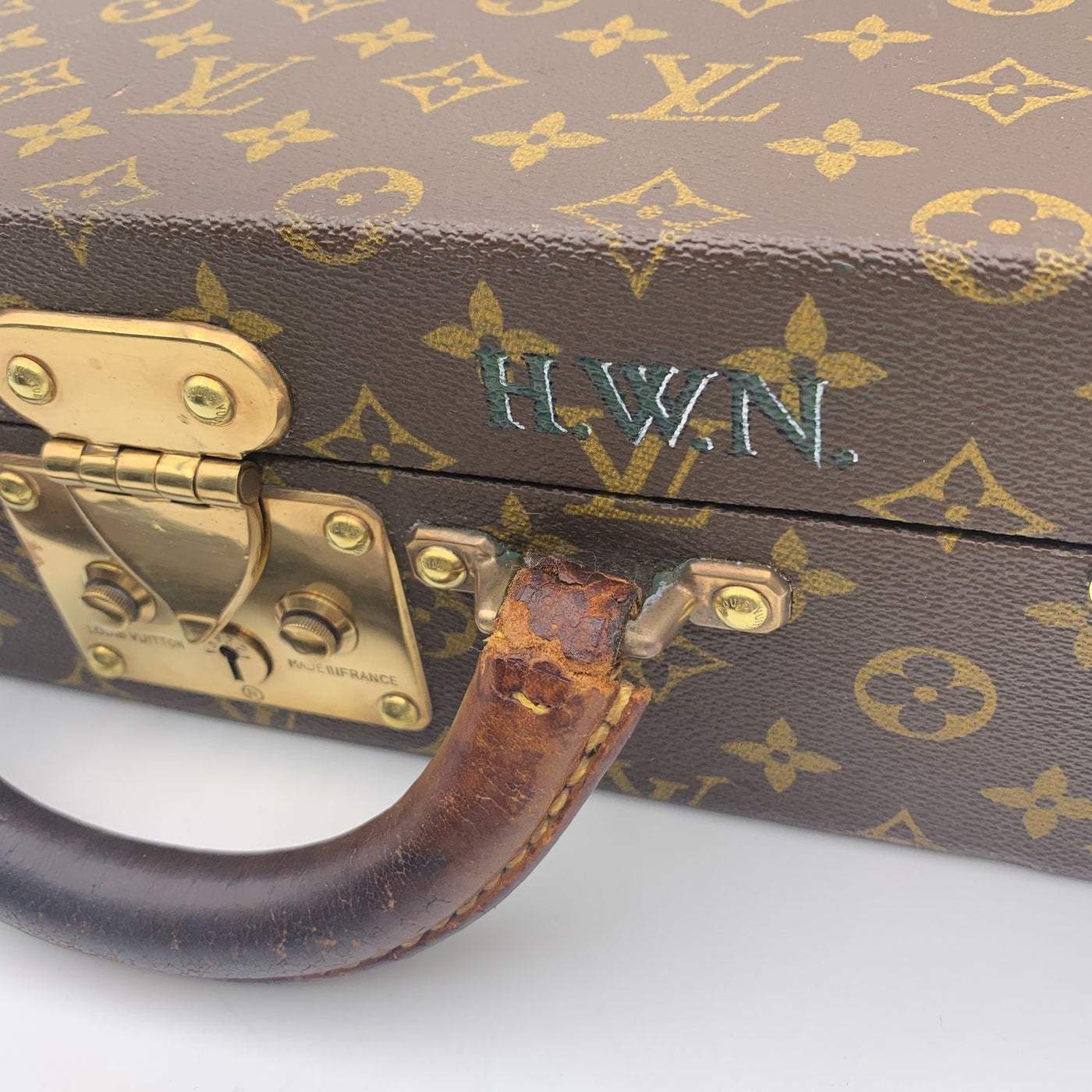 Louis Vuitton Vintage Monogram President Hard Case Briefcase Bag