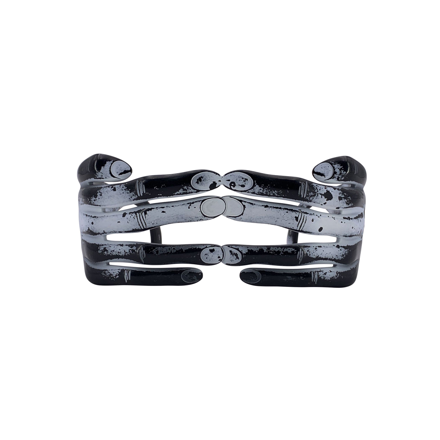 Jeremy Scott by Linda Farrow Black White JS/HANDS/6 Hands Sunglasses