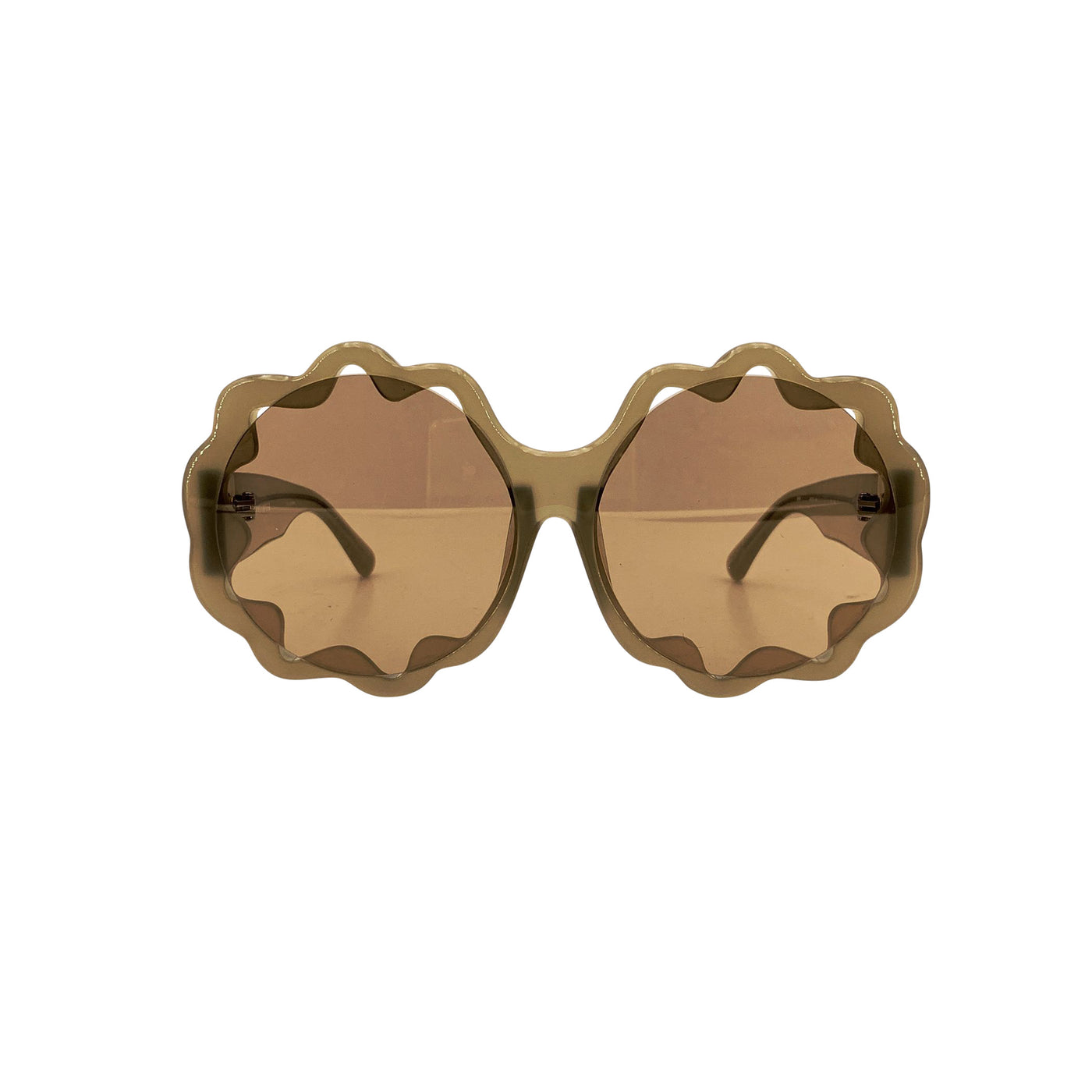 Markus Lupfer by Linda Farrow Brown Oversize ML/14/2 Sunglasses