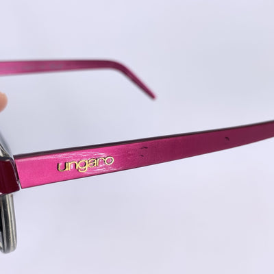 Ungaro by Persol Black Pink Sunglasses Mod. 555 1R 56-74 140mm