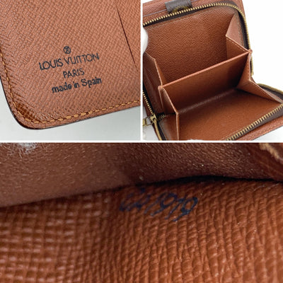 Louis Vuitton Vintage Monogram Canvas Zip Compact Wallet