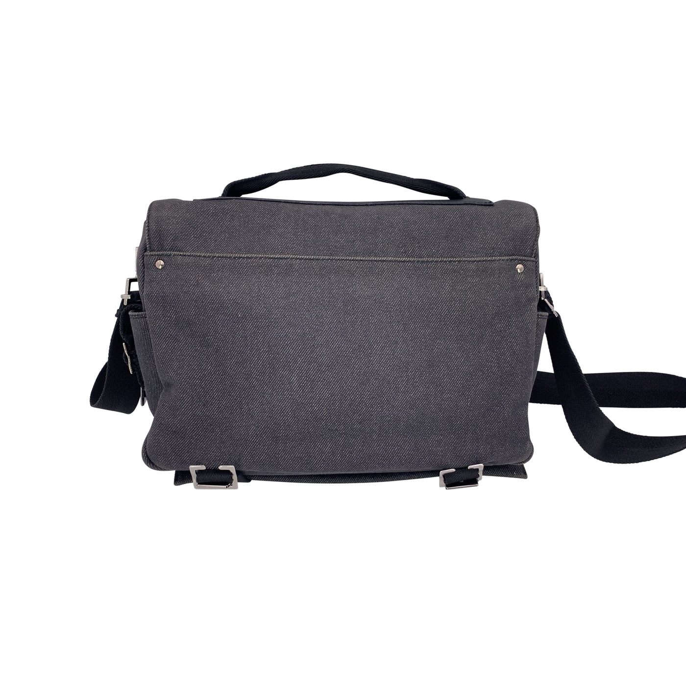 Gucci Grey Denim Canvas Unisex Crossbody Messenger Camera Bag