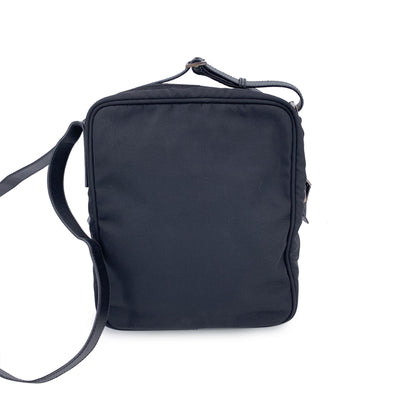 Gucci Black Nylon Canvas Unisex Crossbody Messenger Bag