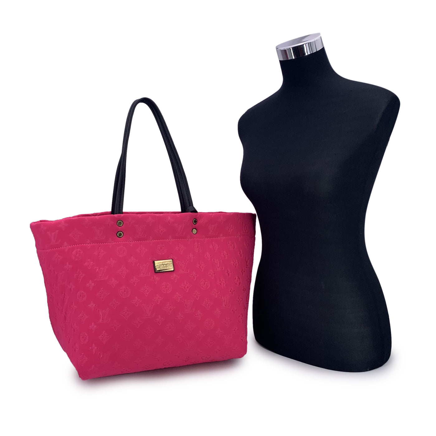 Louis Vuitton Fuchsia Monogram Neoprene Scuba MM Tote Bag