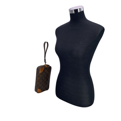 Louis Vuitton Vintage Monogram Marly Dragonne PM Wristlet Bag