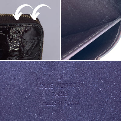 Louis Vuitton Amarante Monogram Vernis Zippy Long Wallet