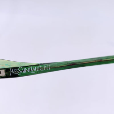 Yves Saint Laurent Vintage Green Sunglasses DIETILLA 50/18 130mm