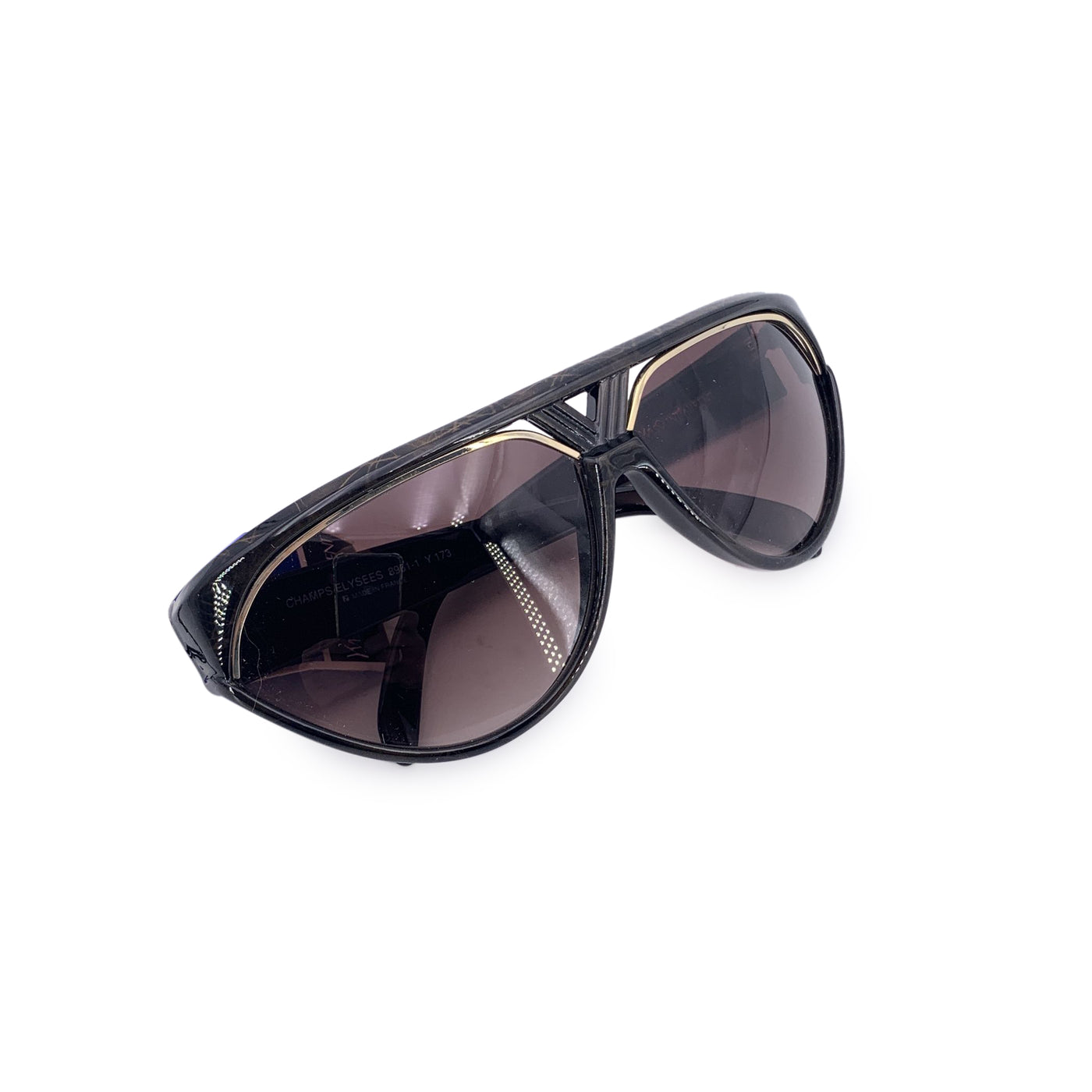 Yves Saint Laurent Vintage Brown Sunglasses Champs Elysees 8961-1