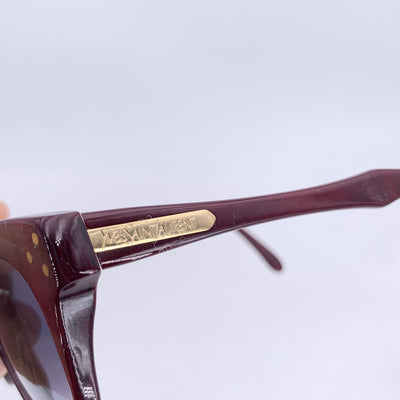 Yves Saint Laurent Vintage Burgundy Sunglasses PROCRIS 52/19 140mm