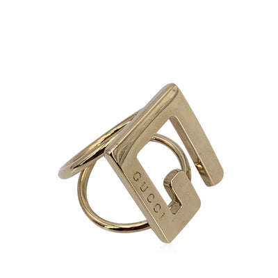 Gucci Gold Metal G Logo Scarf Ring Holder Accessory
