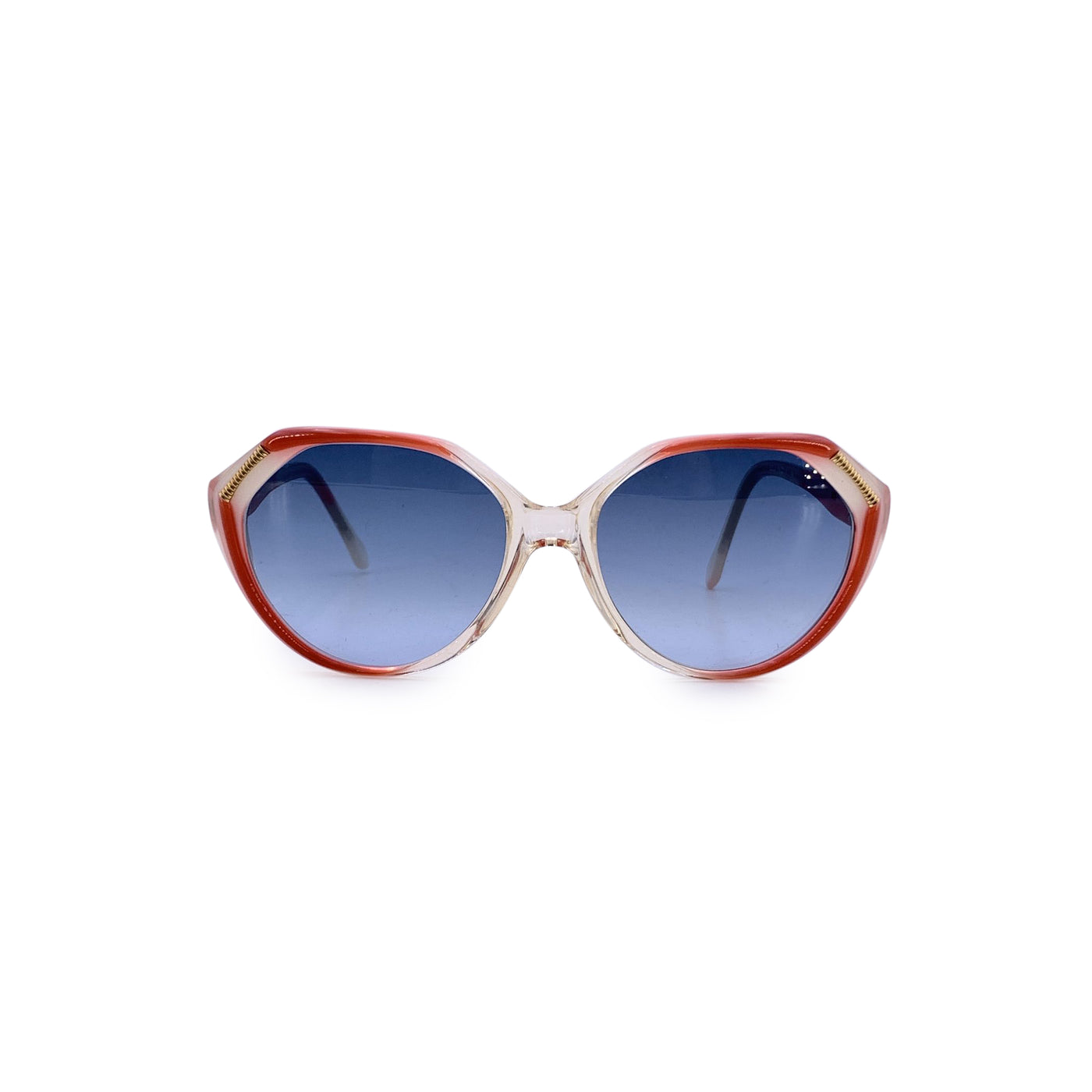Yves Saint Laurent Vintage White Red EOLE Sunglasses 56/16 140mm