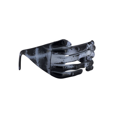 Jeremy Scott by Linda Farrow Black White JS/HANDS/6 Hands Sunglasses