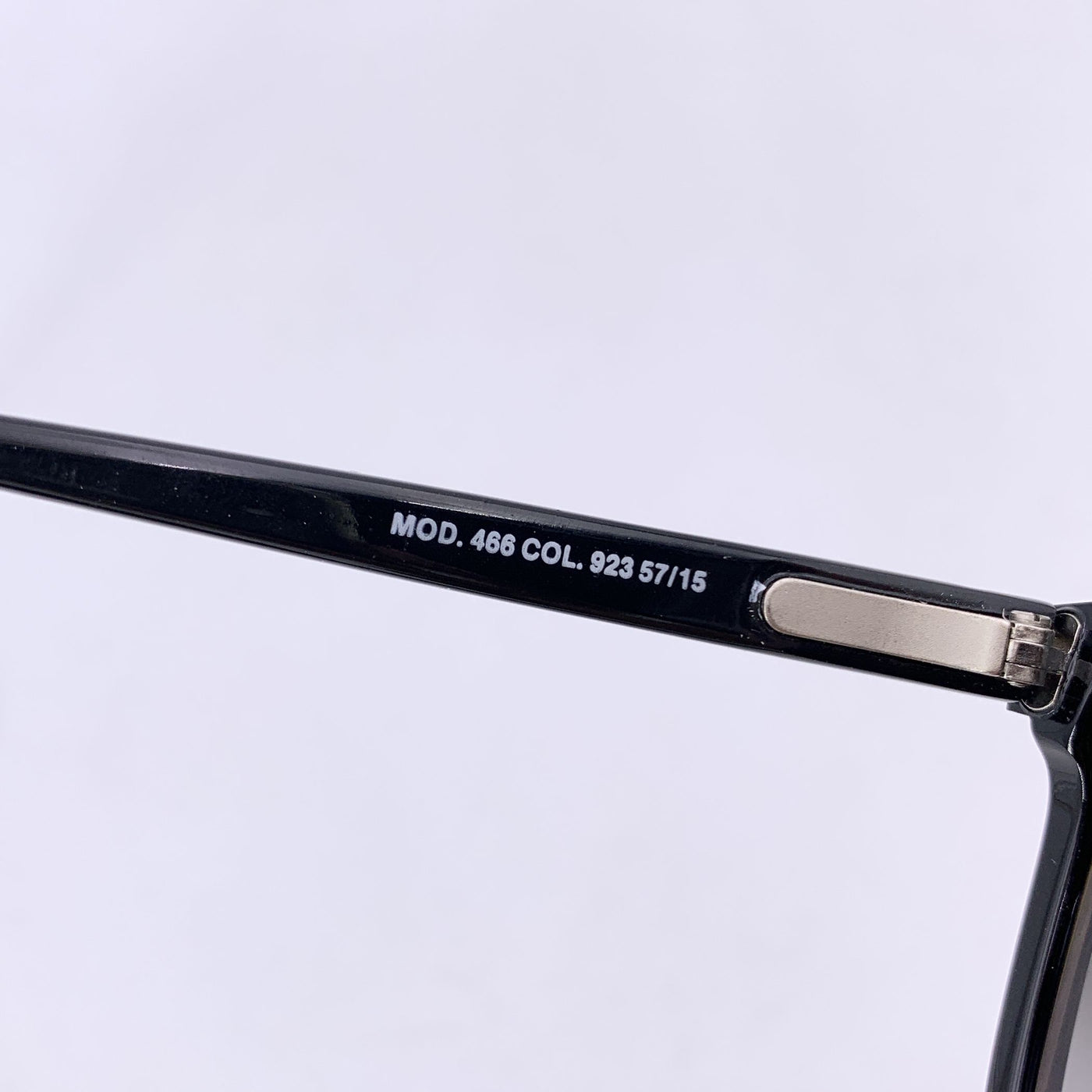 Gianni Versace Vintage Black Acetate Sunglasses 466 57/15 140mm